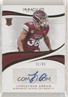 Autographs - Johnathan Abram [EX to NM] #/99