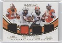 James Washington, Justice Hill, Marcell Ateman, Mason Rudolph #/99