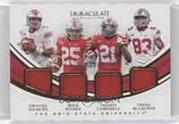 Dwayne Haskins, Parris Campbell, Terry McLaurin, Mike Weber #/99