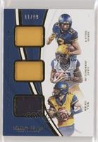 David Sills V, Gary Jennings Jr., Will Grier [Noted] #/99