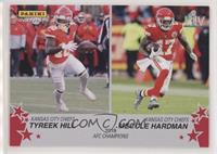 AFC Champions - Tyreek Hill, Mecole Hardman Jr. #/187