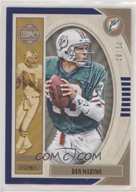 2019 Panini Legacy - [Base] - Blue #119 - Legends - Dan Marino /50