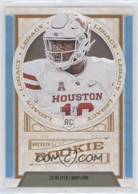 2019 Panini Legacy - [Base] - Indigo #165 - Rookies - Ed Oliver /25