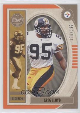 2019 Panini Legacy - [Base] - Orange #114 - Legends - Greg Lloyd /199