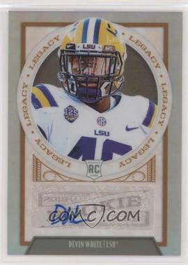 2019 Panini Legacy - [Base] - Premium Edition Penmanship Prizm #160 - Rookies - Devin White