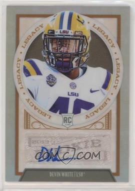 2019 Panini Legacy - [Base] - Premium Edition Penmanship Prizm #160 - Rookies - Devin White