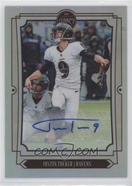 2019 Panini Legacy - [Base] - Premium Edition Penmanship Prizm #9 - Justin Tucker