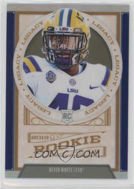 2019 Panini Legacy - [Base] - Premium Edition Sapphire Prizm #160 - Rookies - Devin White /50