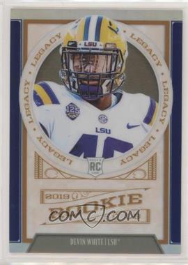 2019 Panini Legacy - [Base] - Premium Edition Sapphire Prizm #160 - Rookies - Devin White /50