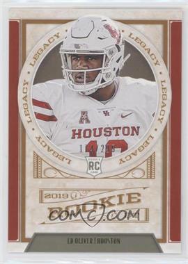 2019 Panini Legacy - [Base] - Red #165 - Rookies - Ed Oliver /299