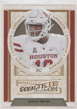 2019 Panini Legacy - [Base] - Red #165 - Rookies - Ed Oliver /299