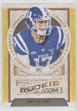 2019 Panini Legacy - [Base] - Yellow #151 - Rookies - Daniel Jones /165