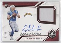 Rookie Patch Autographs - Easton Stick #/25