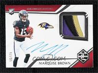 Rookie Patch Autographs - Marquise Brown #/75