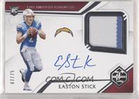 Rookie Patch Autographs - Easton Stick #/75