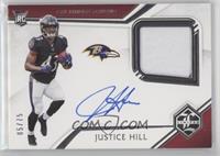 Rookie Patch Autographs - Justice Hill #/75