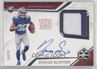 Rookie Patch Autographs - Darius Slayton #/75