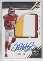 Rookie Patch Autographs Variations - Mecole Hardman Jr. #/149