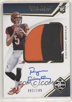 Rookie Patch Autographs Variations - Ryan Finley #/149