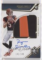 Rookie Patch Autographs Variations - Ryan Finley #/149