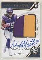 Rookie Patch Autographs Variations - Alexander Mattison #/199