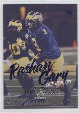 2019 Panini Luminance - [Base] - Blue #108 - Rookie - Rashan Gary /99