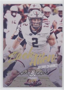 2019 Panini Luminance - [Base] - Gold #112 - Rookie - Zach Allen /275