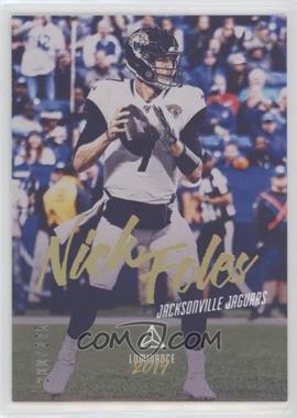 2019 Panini Luminance - [Base] - Gold #67 - Nick Foles /275