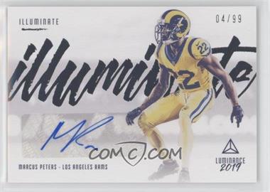 2019 Panini Luminance - Illuminated Ink Autographs #ILL-MP - Marcus Peters /99