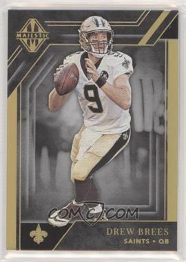 2019 Panini Majestic - [Base] - Holo Gold #75 - Drew Brees /5 [Good to VG‑EX]