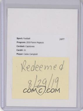 2019 Panini Majestic - Capstones #CP-CC - Calais Campbell /99 [Being Redeemed]