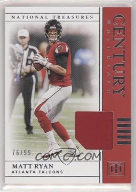 2019 Panini National Treasures - Century Materials #CM-21 - Matt Ryan /99