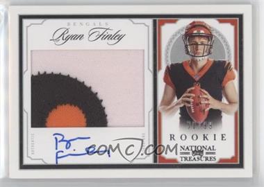 2019 Panini National Treasures - Crossover Rookie Patch Autographs #CRS-RF - Ryan Finley /99