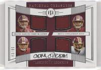 Bryce Love, Dwayne Haskins, Jordan Reed, Terry McLaurin #/99