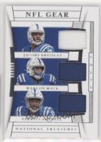 Jacoby Brissett, Marlon Mack, Parris Campbell #/99