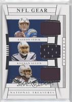 Easton Stick, Keenan Allen, Mike Williams #/99