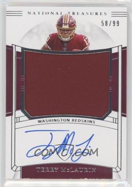 2019 Panini National Treasures - Rookie Material Signatures RPS #RMS-TM - Terry McLaurin /99