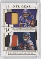 Alexander Mattison, David Montgomery #/25