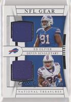 Devin Singletary, Ed Oliver #/99