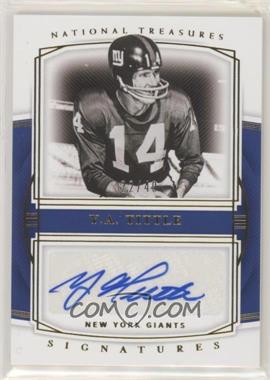 2019 Panini National Treasures - Signatures - Gold #S-YA - Y.A. Tittle /49