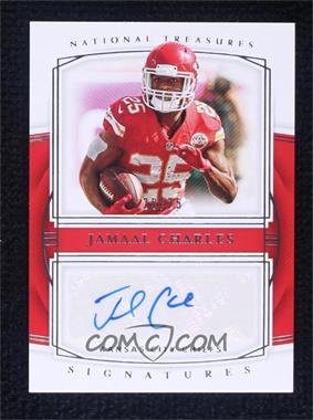 2019 Panini National Treasures - Signatures #S-JC.1 - Jamaal Charles /25