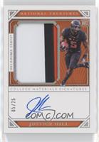 College Materials Signatures - Justice Hill #/25