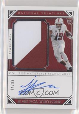 2019 Panini National Treasures Collegiate - [Base] #111 - College Materials Signatures - J.J. Arcega-Whiteside /99