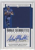 Rookie Silhouettes Signatures - Alexander Mattison #/99