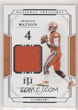 2019 Panini National Treasures Collegiate - [Base] #57 - Materials - Deshaun Watson /99