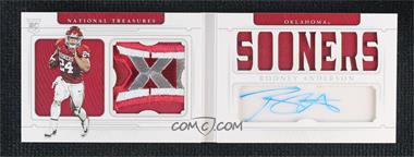 2019 Panini National Treasures Collegiate - Combo Player Signature Booklet - Prime Conference Logo #8 - Rodney Anderson /5