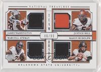 James Washington, Justice Hill, Marcell Ateman, Mason Rudolph #/99