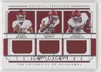 Kyler Murray, Marquise Brown, Rodney Anderson #/99