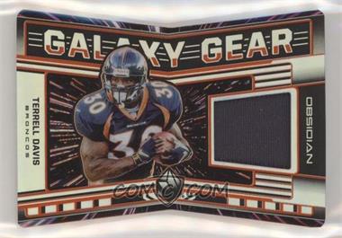 2019 Panini Obsidian - Galaxy Gear Relics - Electric Etch Orange #GG-24 - Terrell Davis /50