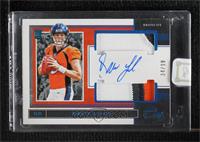 Rookie Dual Patch Autographs - Drew Lock [Uncirculated] #/99